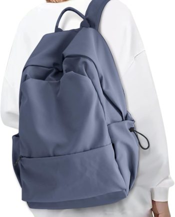 Backpacks For School Bag School Backpack For College Backpacks Bookbag For Women Waterproof Gym Backpack For Men Book Bags Small Simple Backpack Purplish Blue