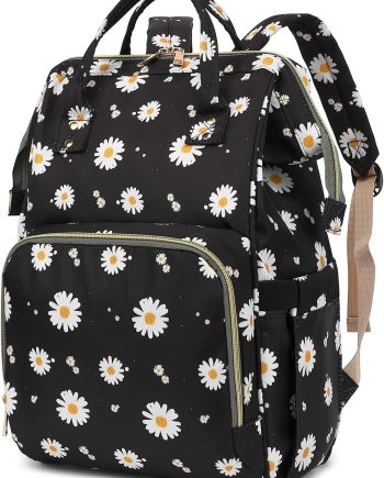 Daisy Women Laptop Backpack, College School Backpack Bookbag 15.6 Inch Computer Backpacks for Work Business Travel