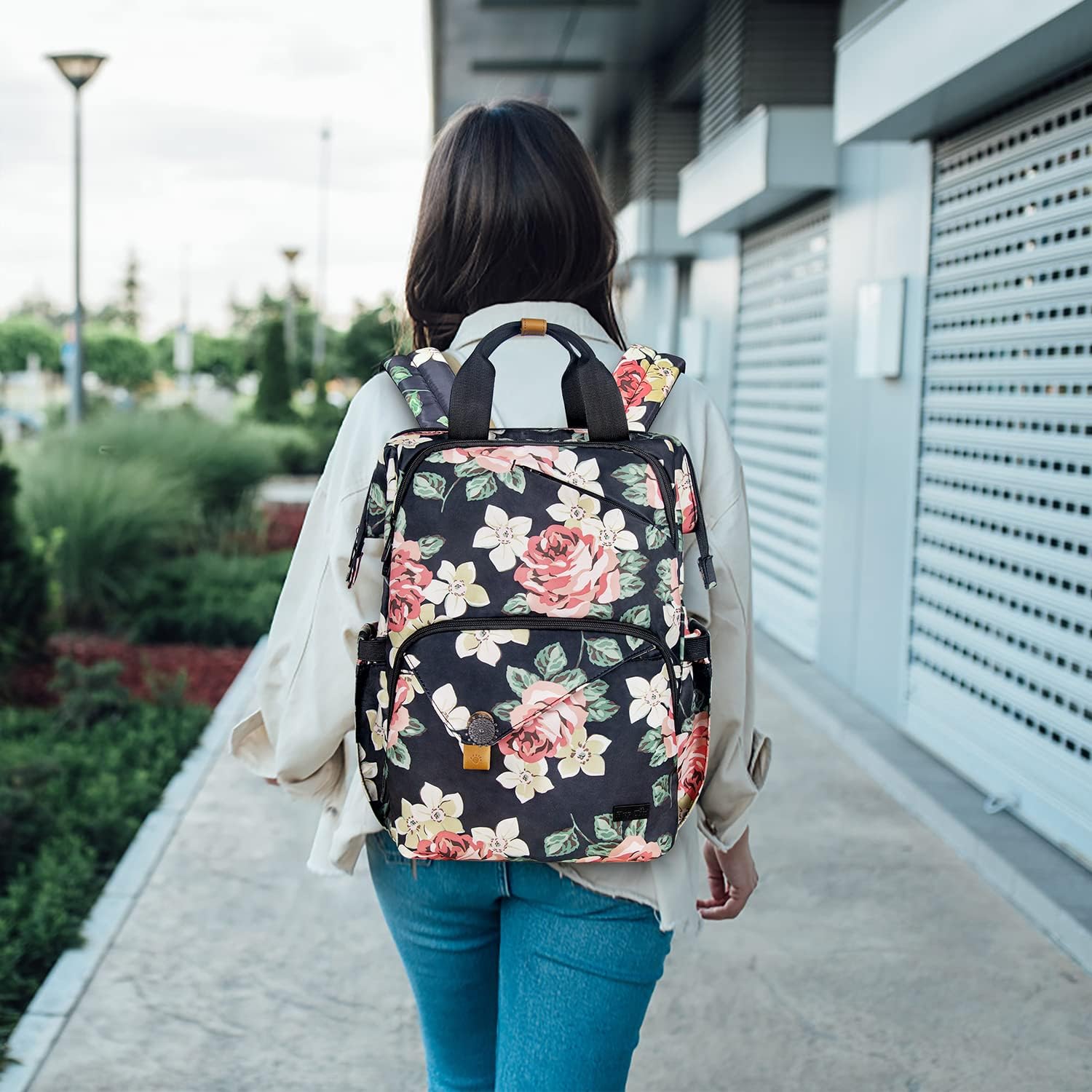 Carry on Backpack for Travel, Women's Laptop Backpack, Travel Backpack for Women, Work bag, Nurse Backpack, Nurses Week Gifts for Women(7651-BF)