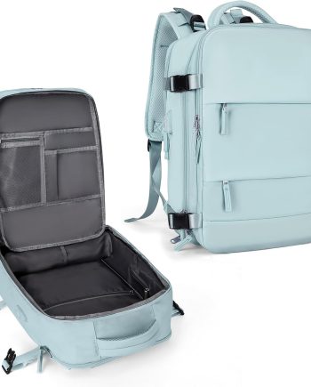 Large Travel Backpack For Women Men,Carry On Backpack,Hiking Backpack Waterproof Outdoor Sports Rucksack Casual Daypack Travel Essentials（Blue）