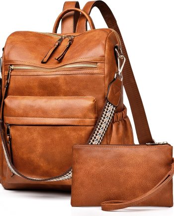 Women's Backpack Purse Leather Backpack Purse for Women Travel Fashion Backpack Designer Ladies Shoulder Bags