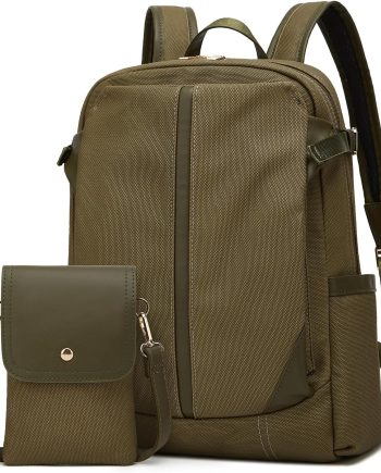 Makes Backpack Purse for Women PU Leather Travel Satchel Handbag Convertible Design Bag with Purse 2 Piece