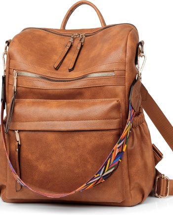 Women's Backpack Purse Leather Backpack Purse for Women Travel Fashion Backpack Designer Ladies Shoulder Bags