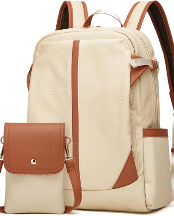 Makes Backpack Purse for Women PU Leather Travel Satchel Handbag Convertible Design Bag with Purse 2 Piece