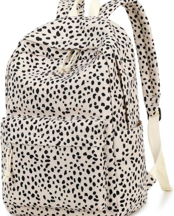 School Backpack for Teens Women Large Leopard Bookbag Lightweight 17 inch Laptop Bag for Girls Casual High School College Work